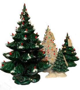 The ceramic Christmas tree is back! Why the retro holiday